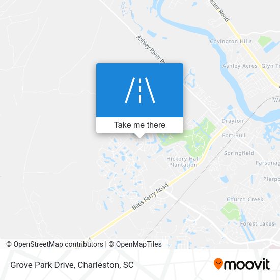 Mapa de Grove Park Drive