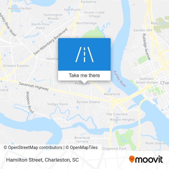 Hamilton Street map