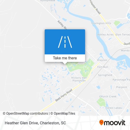 Heather Glen Drive map