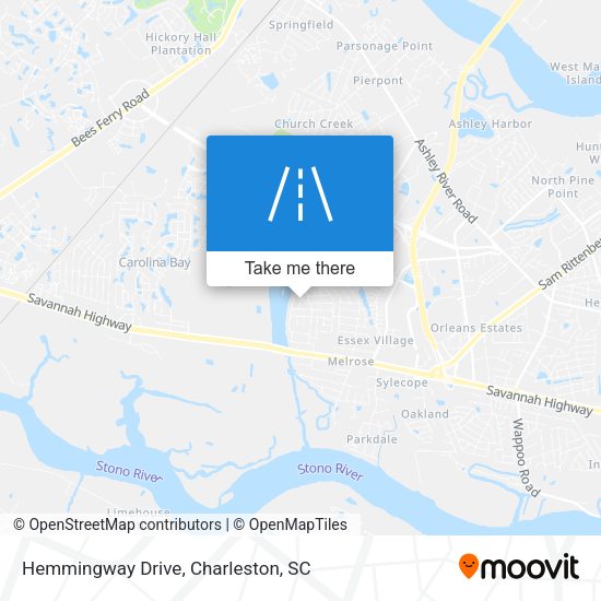 Hemmingway Drive map