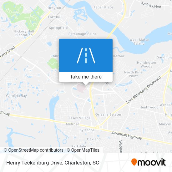 Henry Teckenburg Drive map
