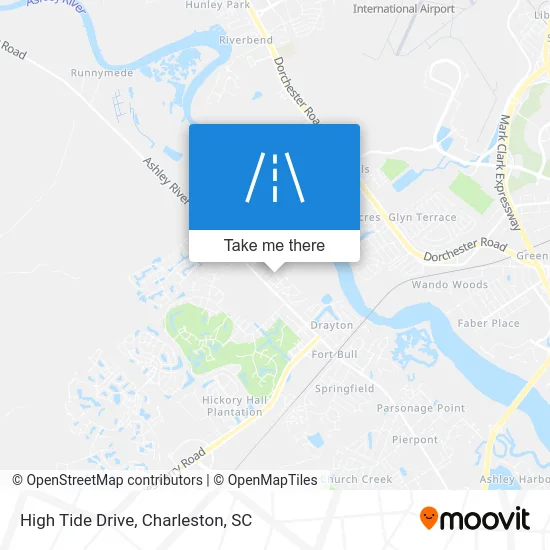 High Tide Drive map