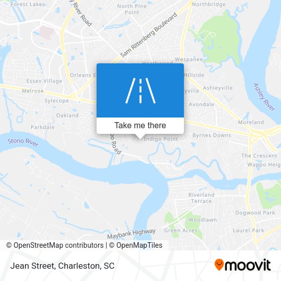 Mapa de Jean Street