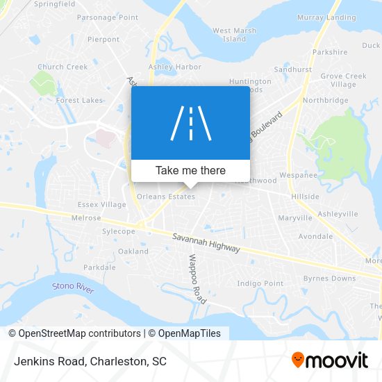 Mapa de Jenkins Road