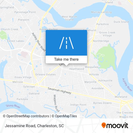 Mapa de Jessamine Road