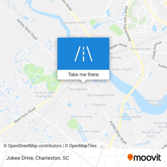 Mapa de Jobee Drive