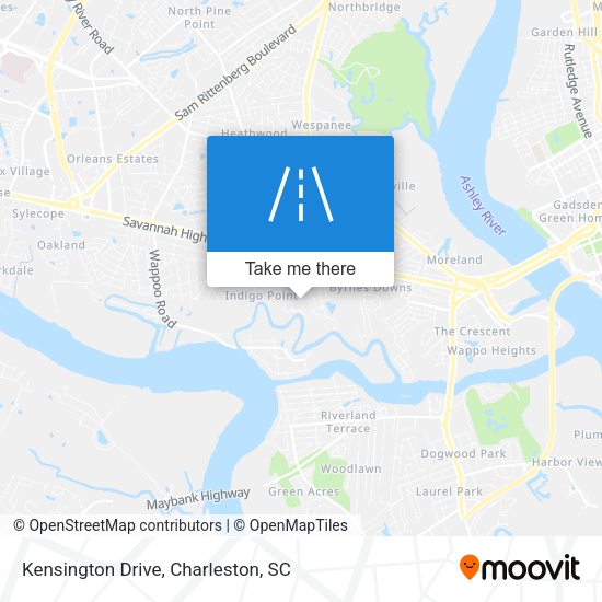 Kensington Drive map