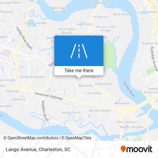 Mapa de Lango Avenue