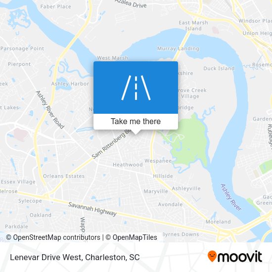 Lenevar Drive West map