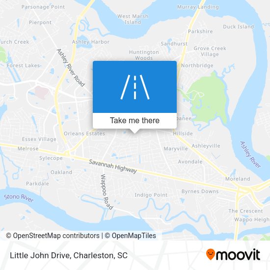 Little John Drive map