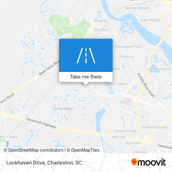 Lockhaven Drive map