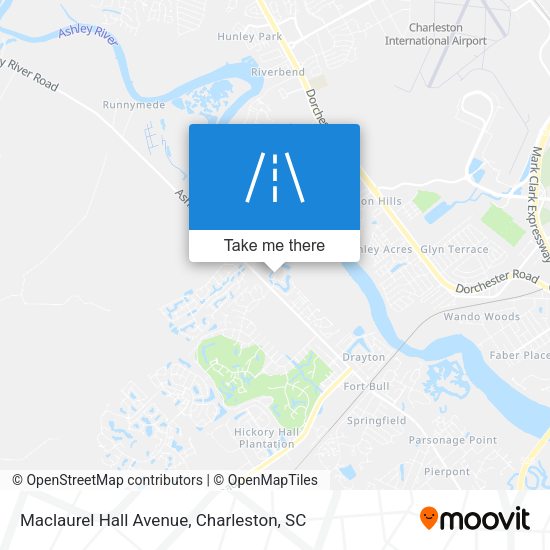 Maclaurel Hall Avenue map