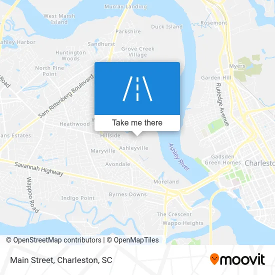 Main Street map