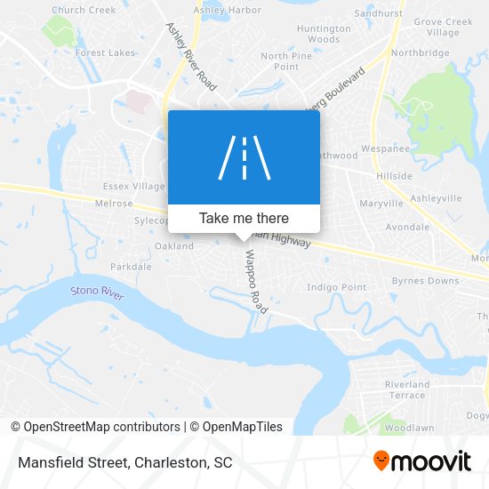 Mansfield Street map