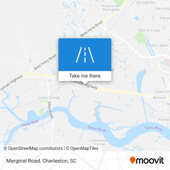 Mapa de Marginal Road