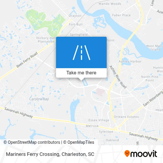 Mariners Ferry Crossing map