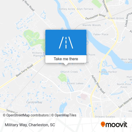 Mapa de Military Way