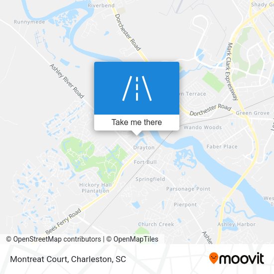 Mapa de Montreat Court