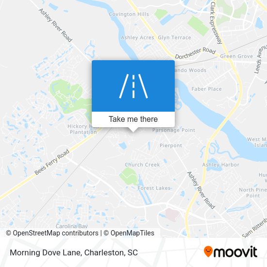 Morning Dove Lane map