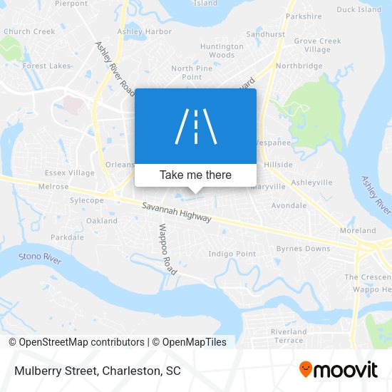 Mapa de Mulberry Street