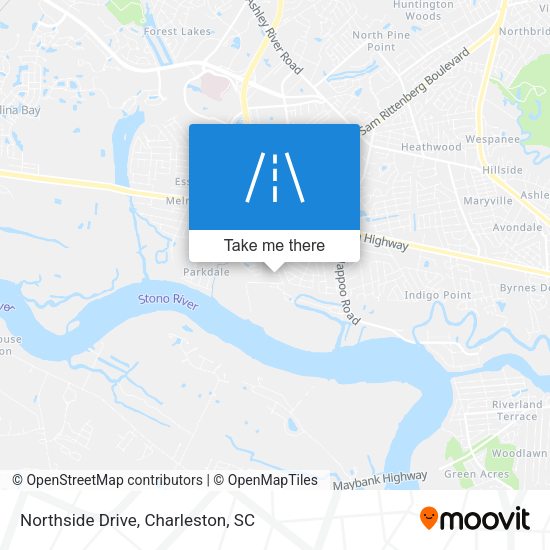 Mapa de Northside Drive