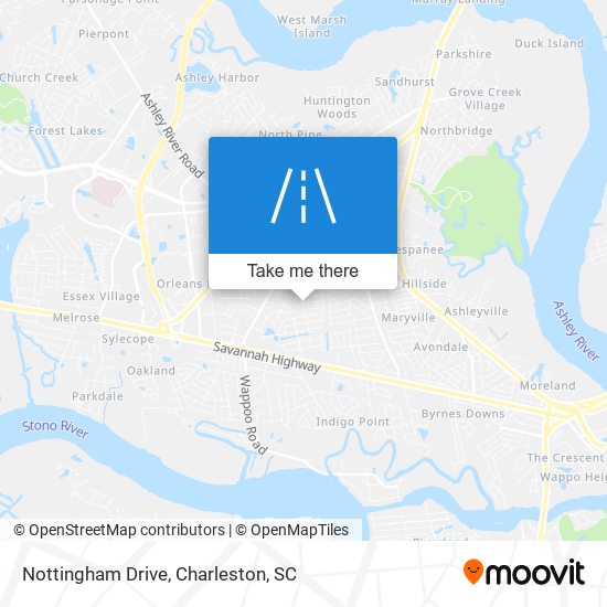 Nottingham Drive map