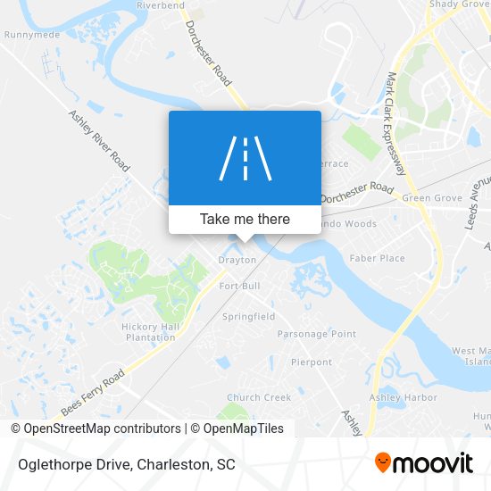 Oglethorpe Drive map
