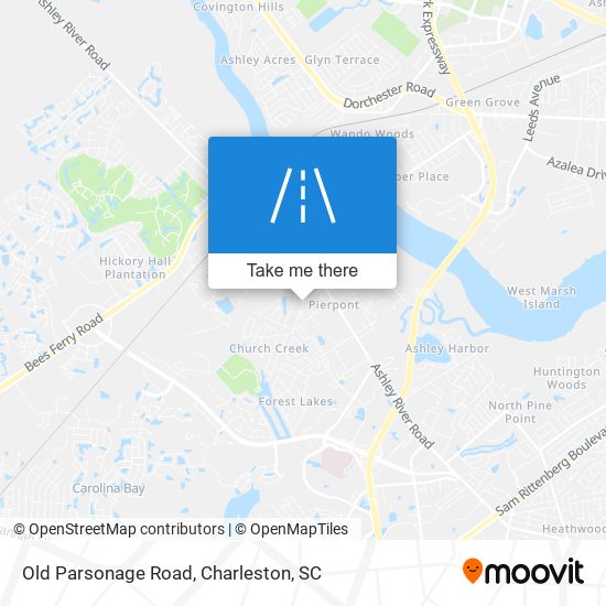 Old Parsonage Road map