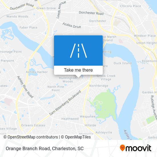 Orange Branch Road map