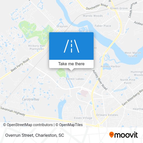 Overrun Street map