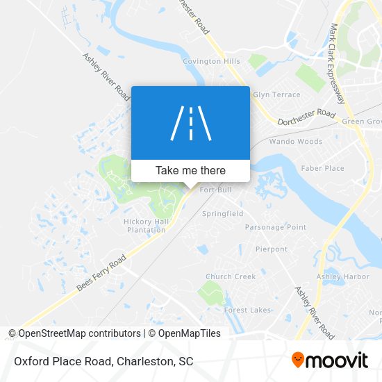 Oxford Place Road map