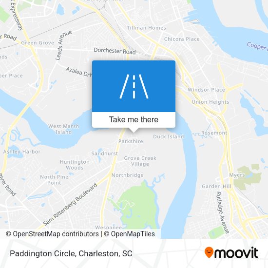 Paddington Circle map