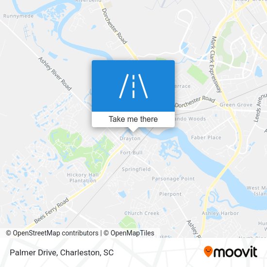 Mapa de Palmer Drive