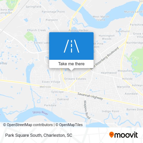 Mapa de Park Square South