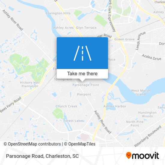 Parsonage Road map