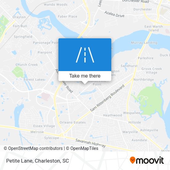 Mapa de Petite Lane