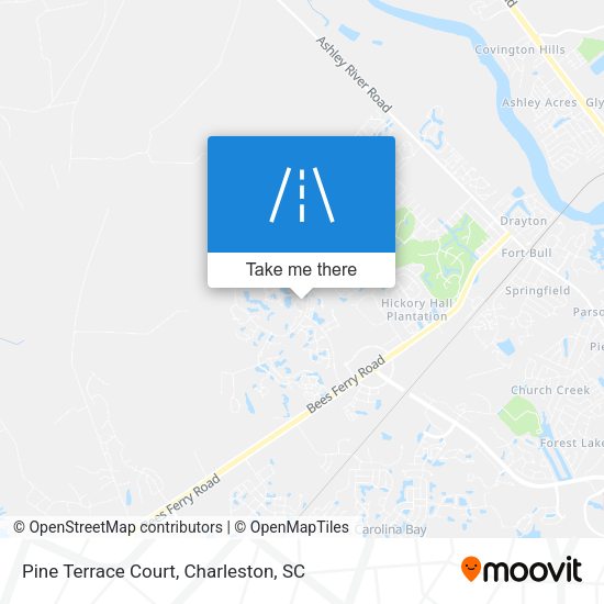 Pine Terrace Court map