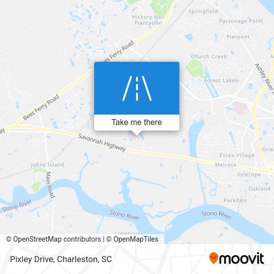 Mapa de Pixley Drive