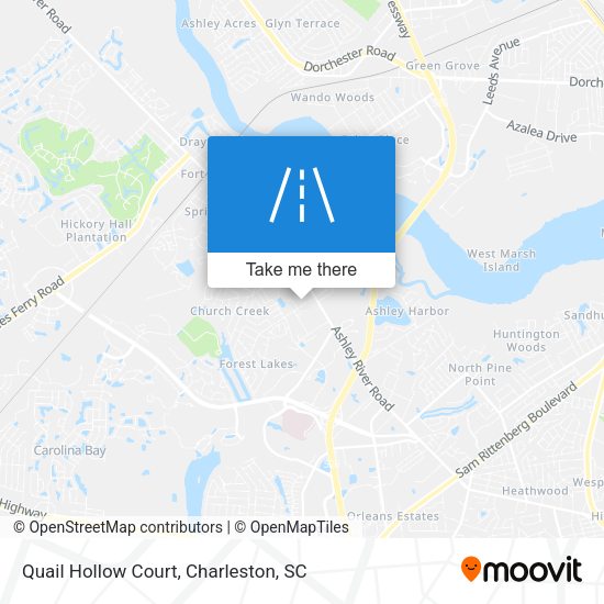 Quail Hollow Court map