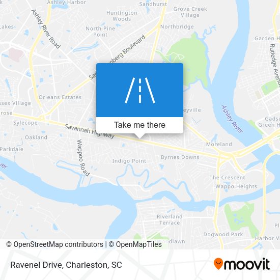 Mapa de Ravenel Drive