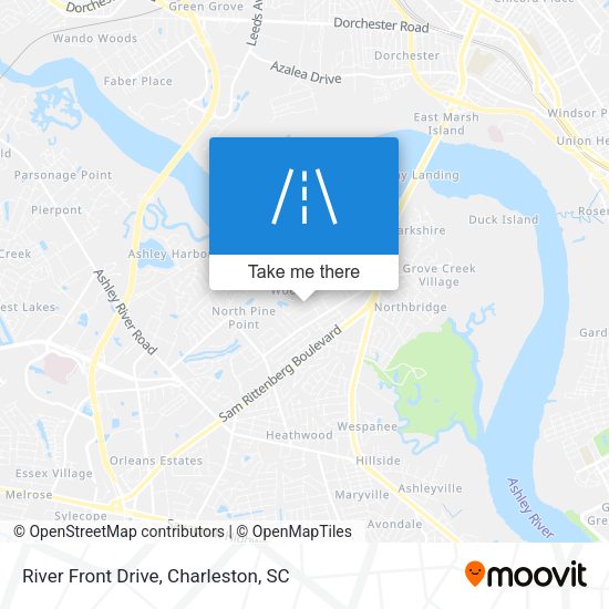 Mapa de River Front Drive