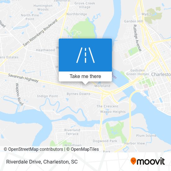 Riverdale Drive map