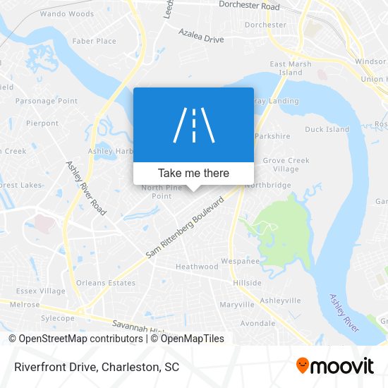 Riverfront Drive map
