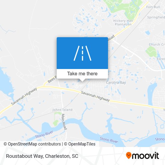 Mapa de Roustabout Way
