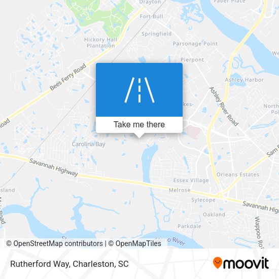 Mapa de Rutherford Way