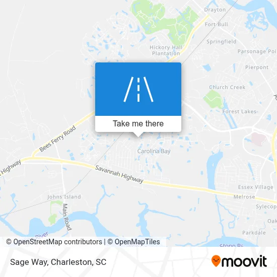 Sage Way map