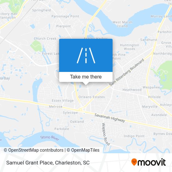 Samuel Grant Place map