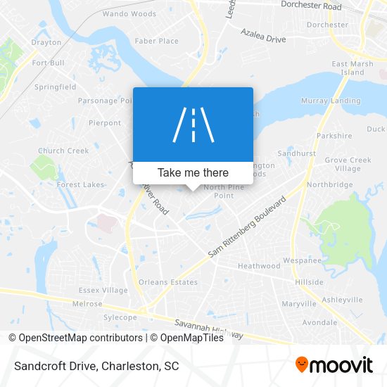Sandcroft Drive map