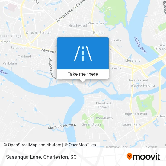 Sasanqua Lane map