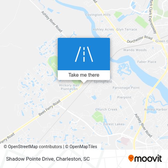 Shadow Pointe Drive map